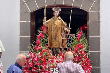 Telde rinde tributo a San Lorenzo en la capital grancanaria/Francisco Javier Santana.